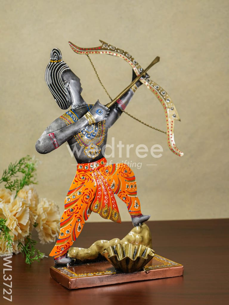 Metal Handpainted Ram T Light Holder - WL3727