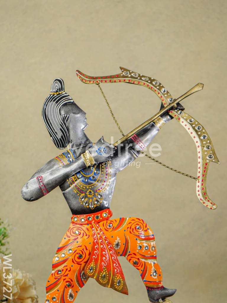 Metal Handpainted Ram T Light Holder - WL3727
