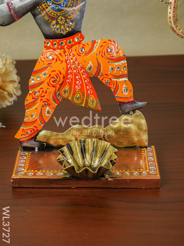 Metal Handpainted Ram T Light Holder - WL3727