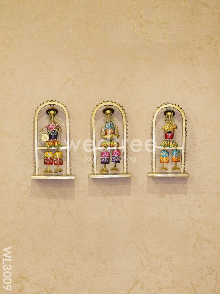 Metal Musician Dolls - Set of 3 - WL3009