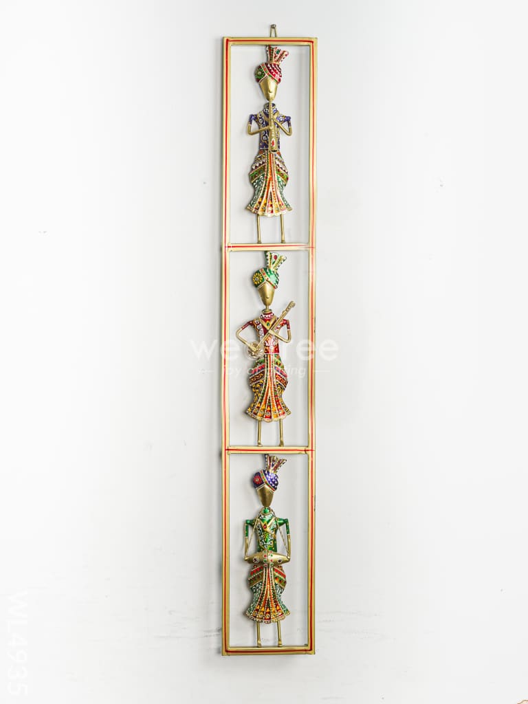 Metal Musicians Wall Hanging Panel - WL4935