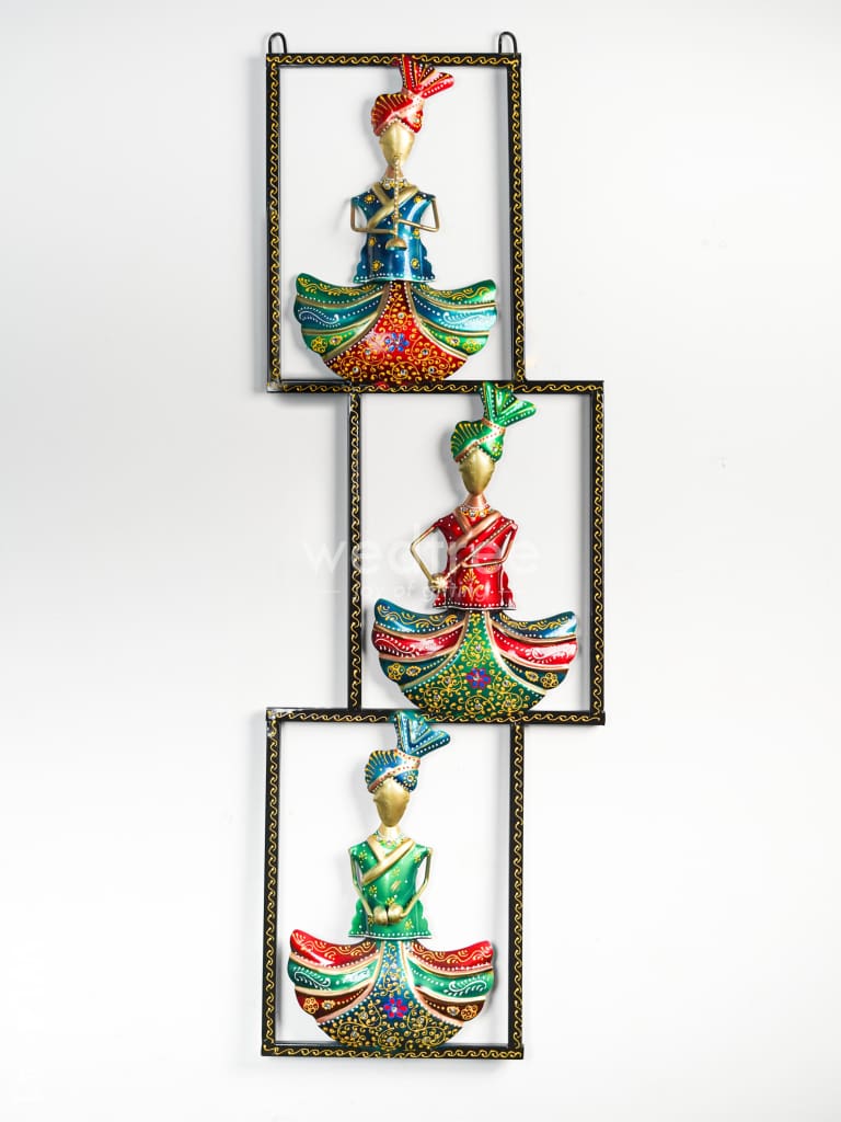 Metal Musicians Wall Hanging Panel - WL4941