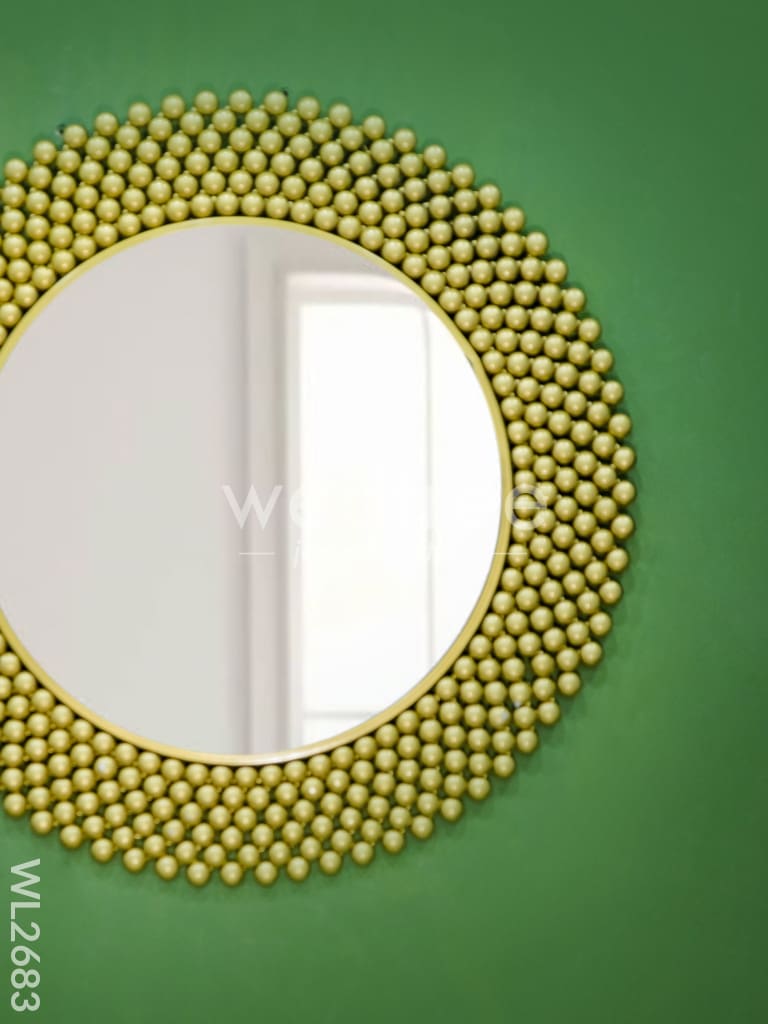 Metal Round Mirror - WL2683