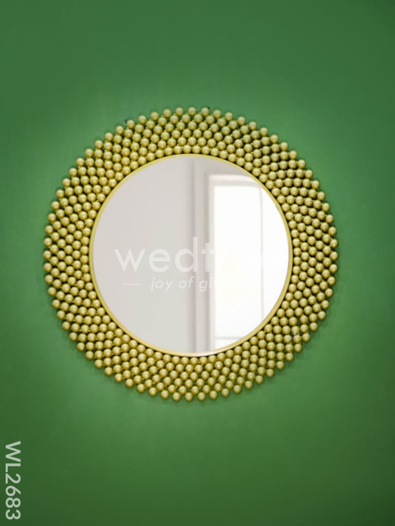 Metal Round Mirror - WL2683
