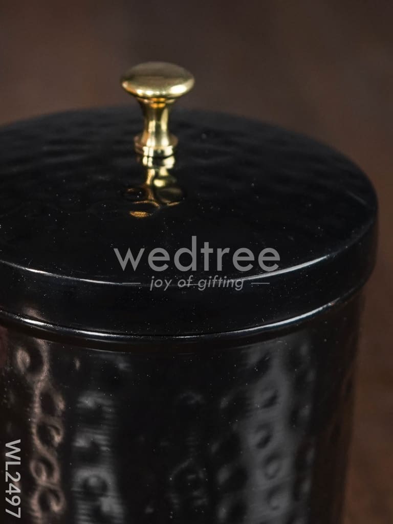 Metal Storage Container (Black) - WL2497