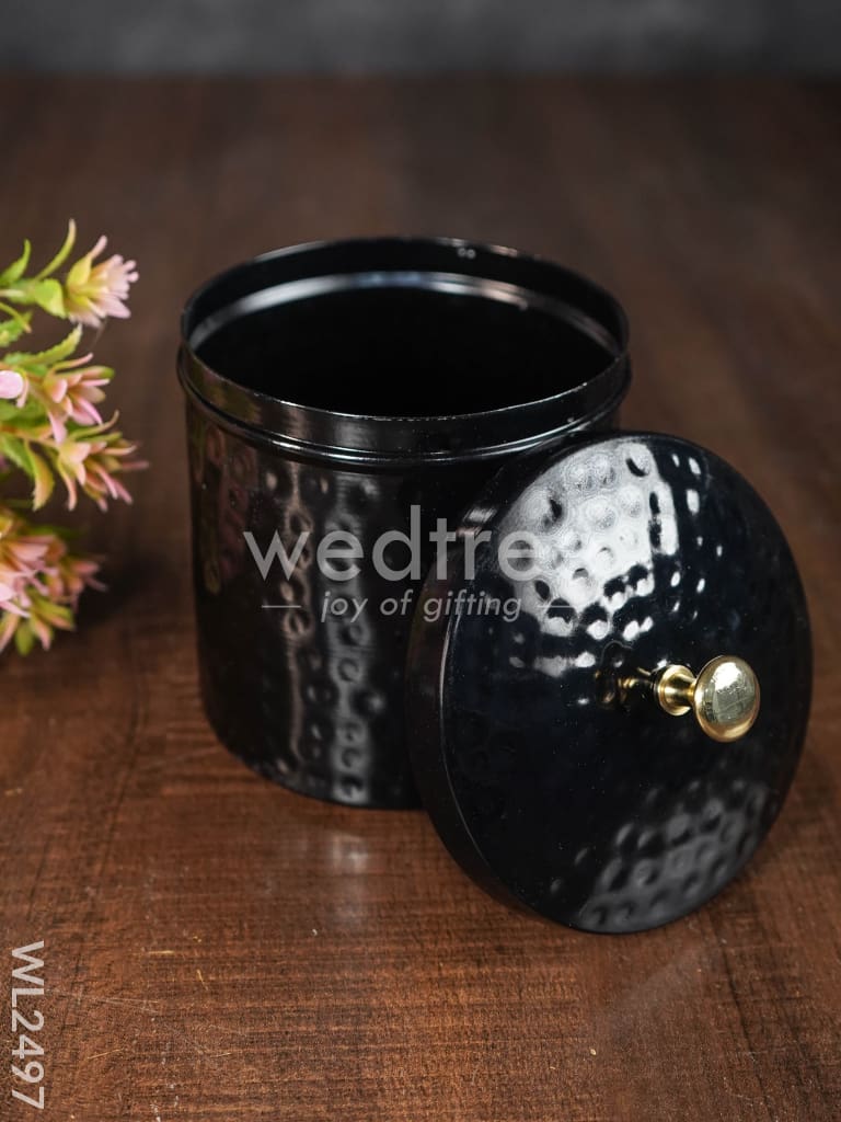 Metal Storage Container (Black) - WL2497