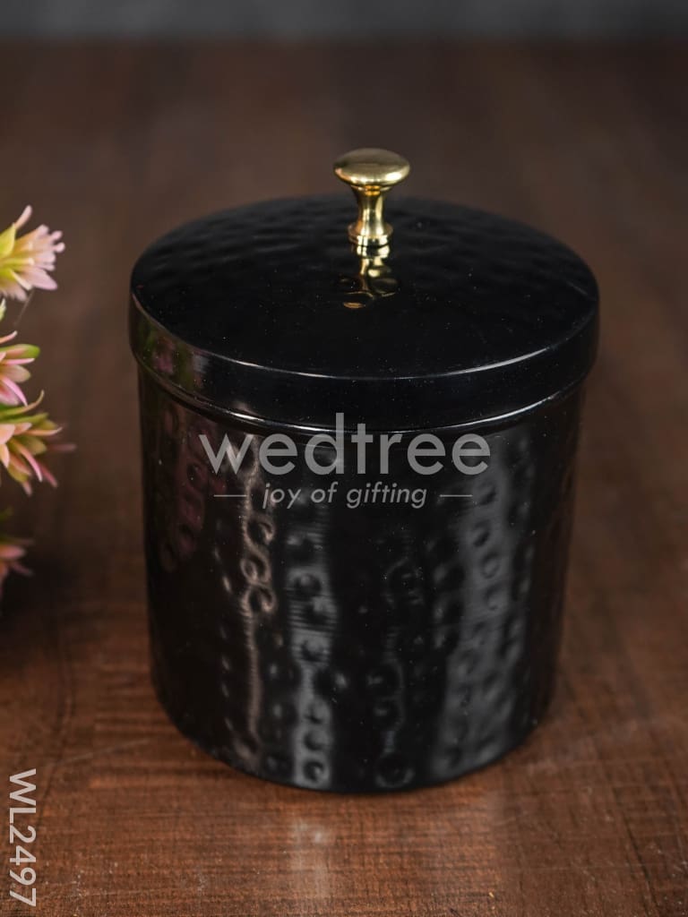 Metal Storage Container (Black) - WL2497