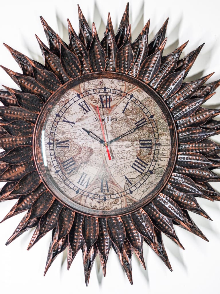 Metal Wall Decor - Designer Clock - WL4476