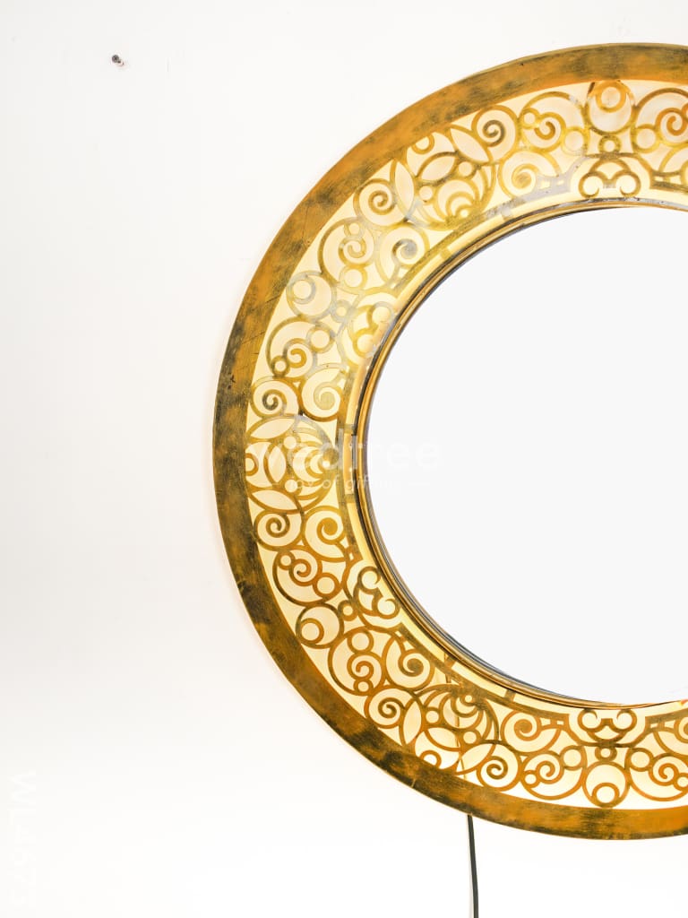 Metal Wall Decor - Mirror - WL4673