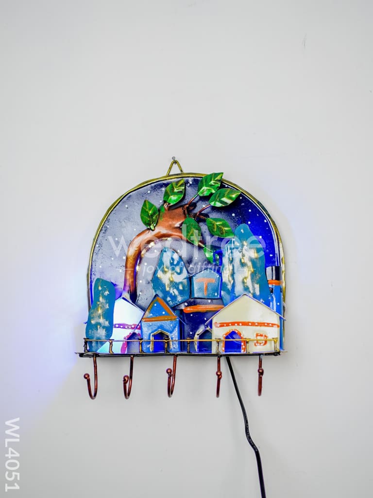 Metal Wall Hanging Decorative Key Hanger - WL4051