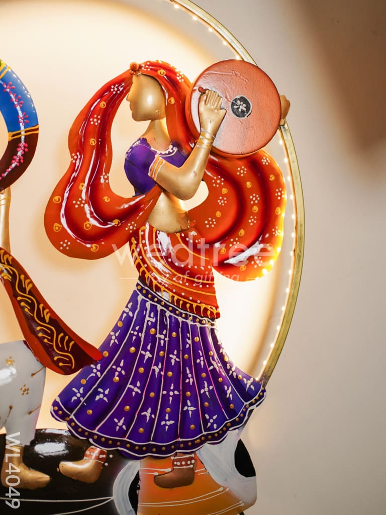 Metal Wall Hanging Rajasthani Musicians - WL4049