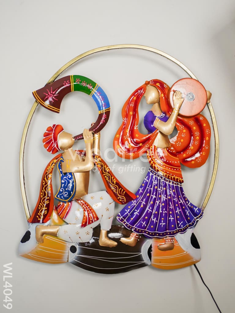 Metal Wall Hanging Rajasthani Musicians - WL4049