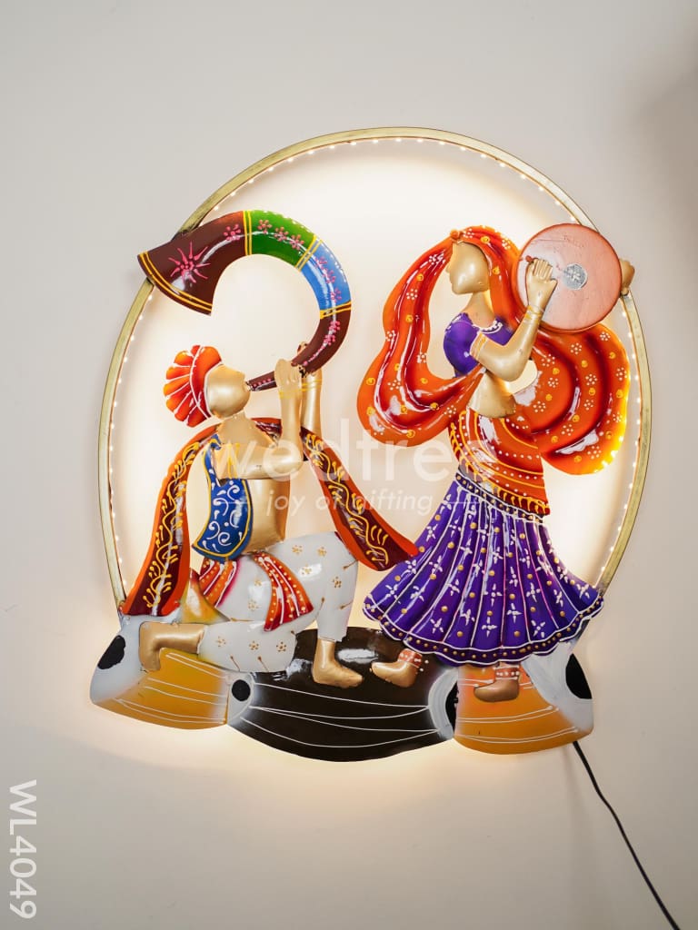 Metal Wall Hanging Rajasthani Musicians - WL4049