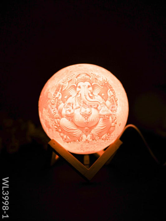 Customizable Moon Lamp with Stand & USB - WL3998