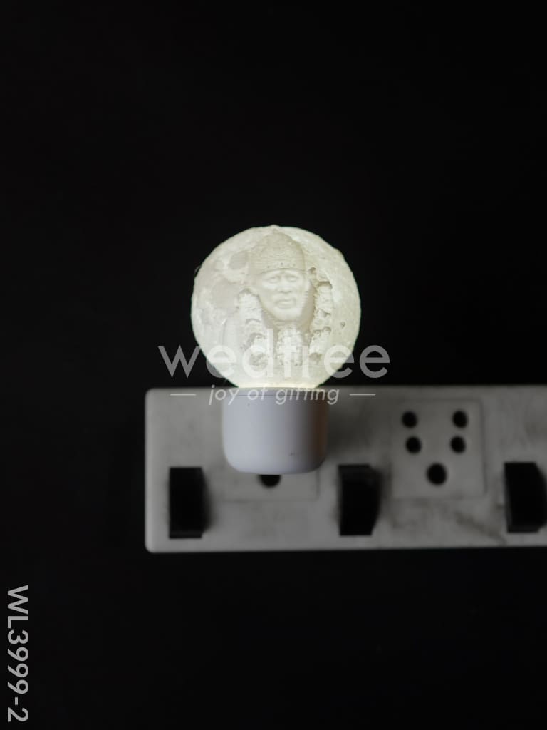 Moon Socket Lamp with Personalised Engraving - WL3999