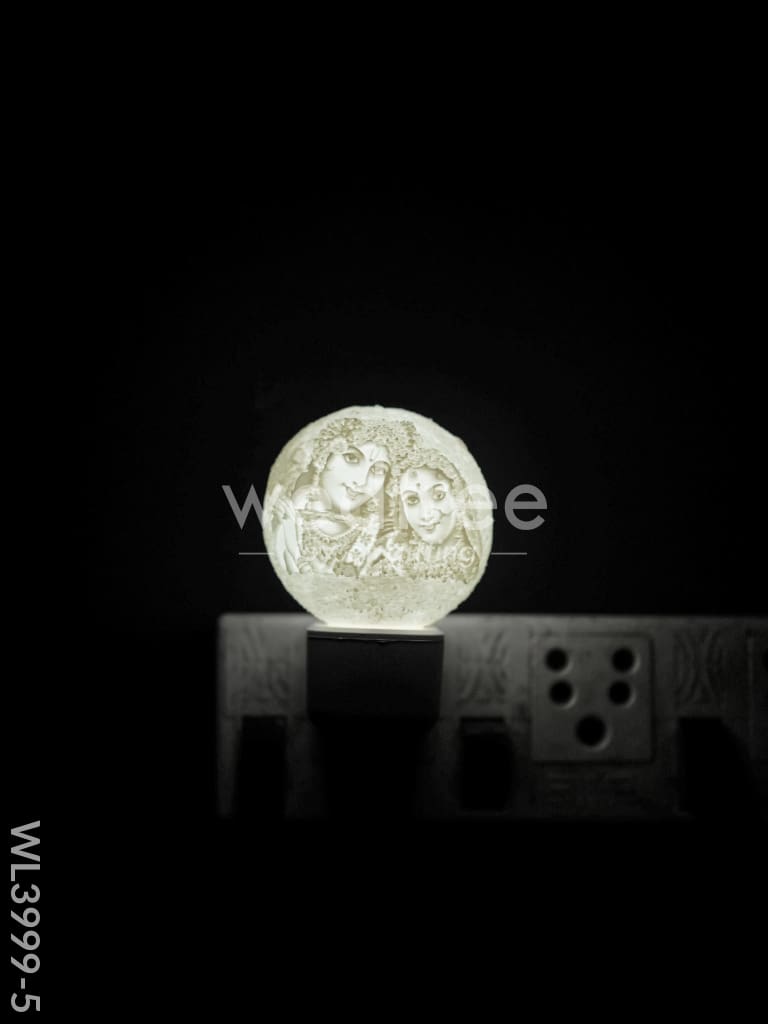 Moon Socket Lamp with Personalised Engraving - WL3999