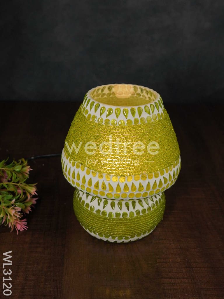 Mosaic Glass Table Lamp - 7 Inch - WL3120