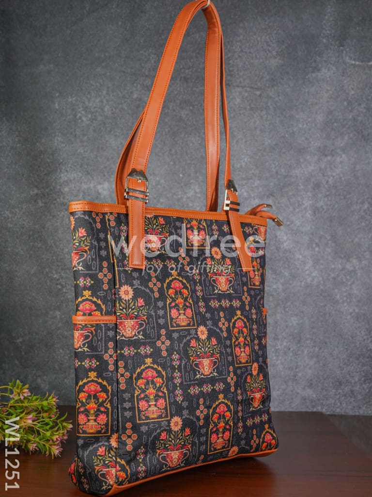 Multi Designed Hand Bag - WL1251