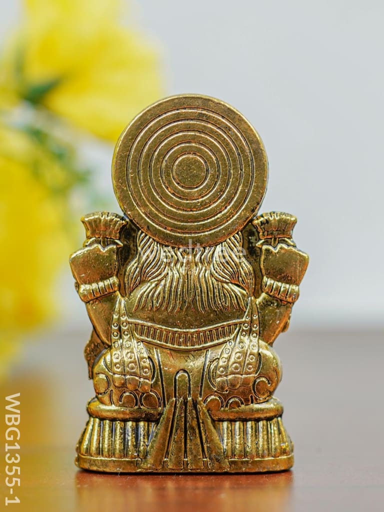 Murti - Lakshmi Idol-Gold Oxidized - WBG1355-1