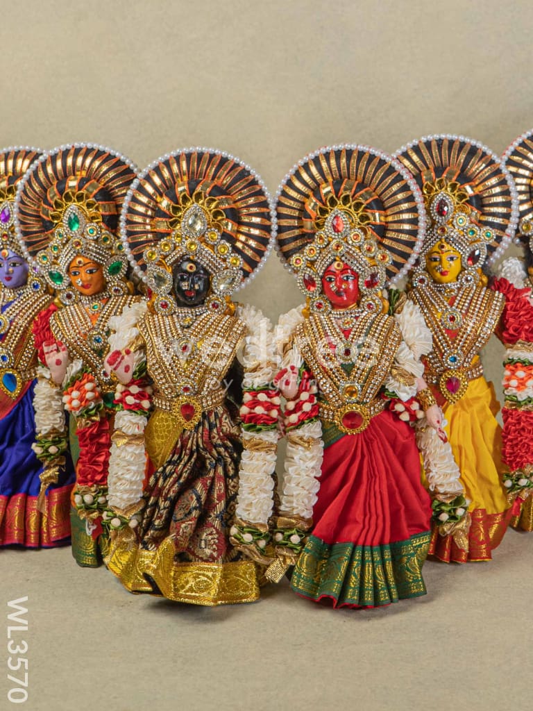 Nava Durga Doll - Set of 9 - WL3570