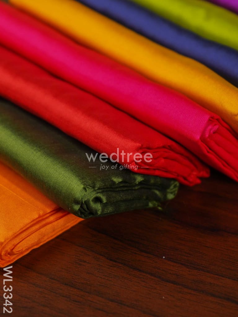 Navaratri Combo 34 Silk Cotton Blouse Bit (Pack Of 9) - WL3342