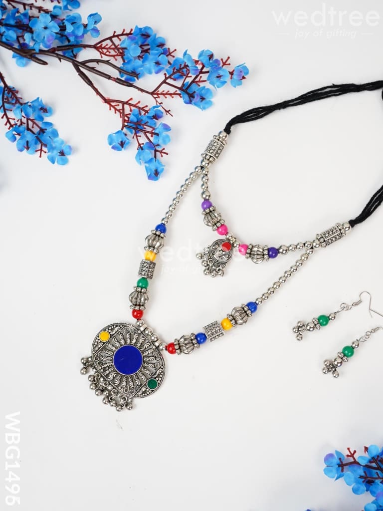 Necklace with Earrings - WBG1495