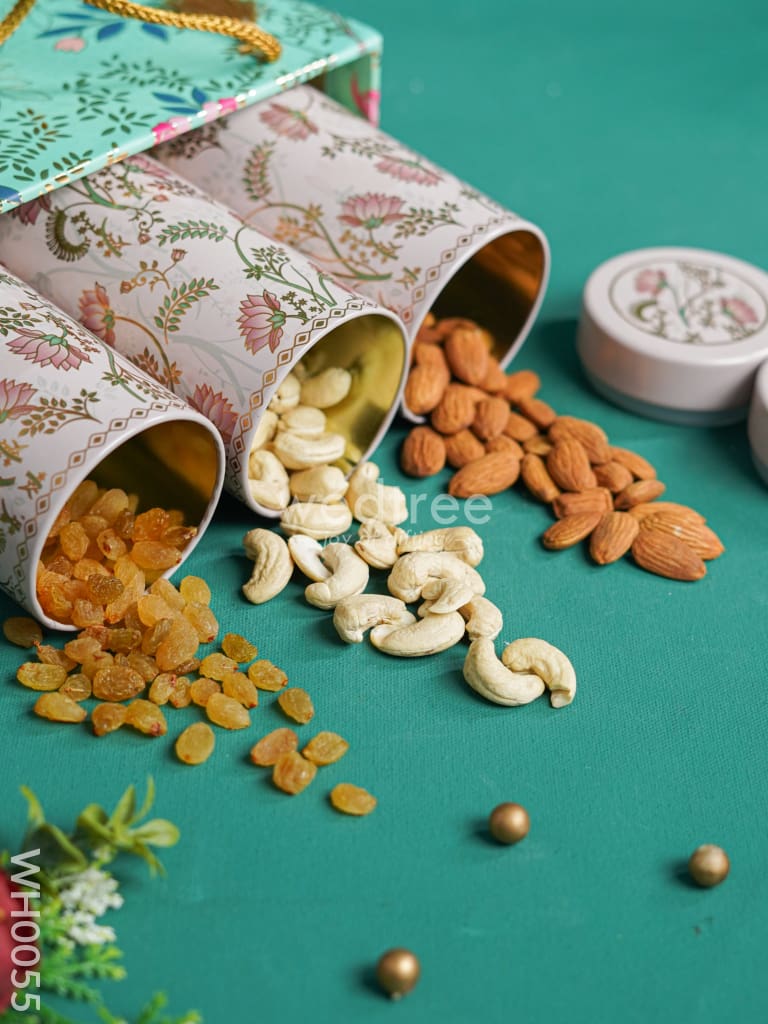 New Year Hamper 13 - Tin Jar Kit with Dry Fruits - WH0055