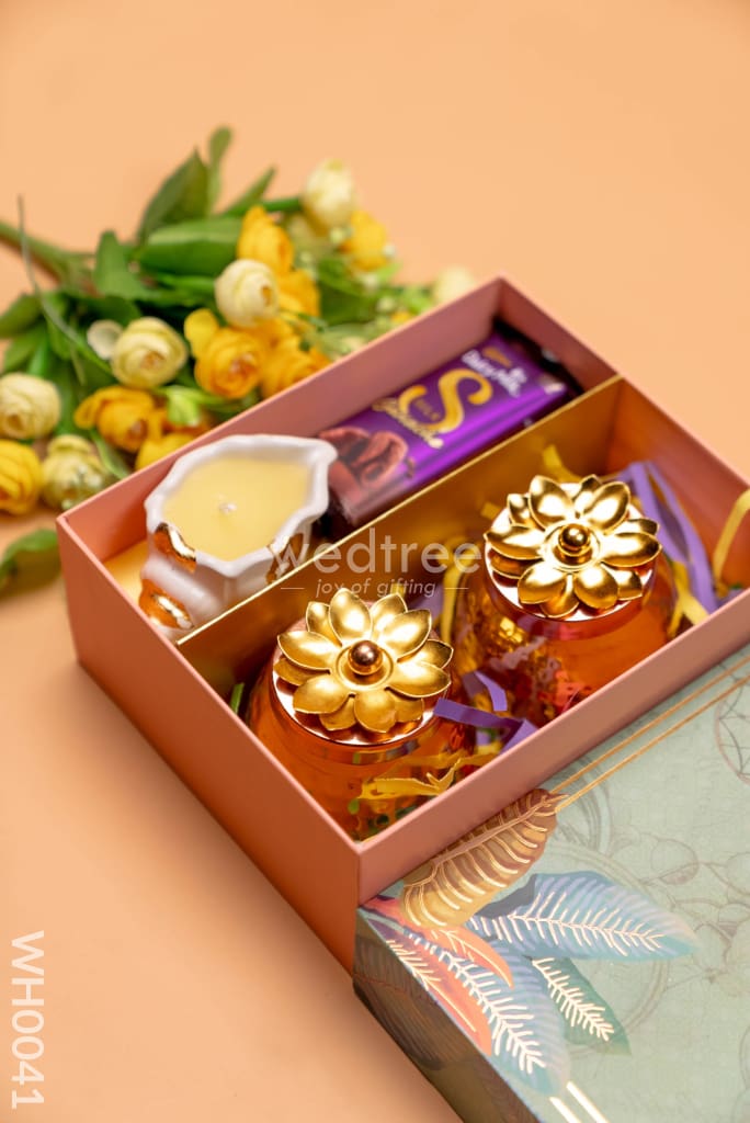 New Year Hamper 7 - Jar, Candle and Chocolate - WH0041