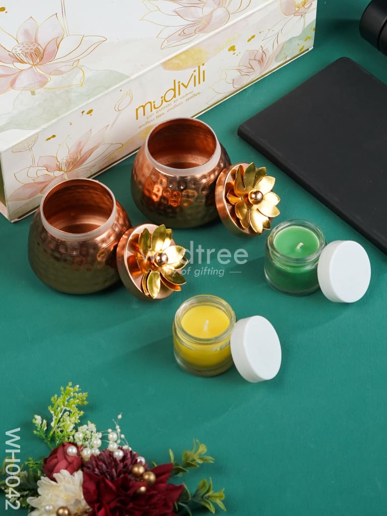 New Year Hamper 8 - Corporate Kit, Candles and Container - WH0042