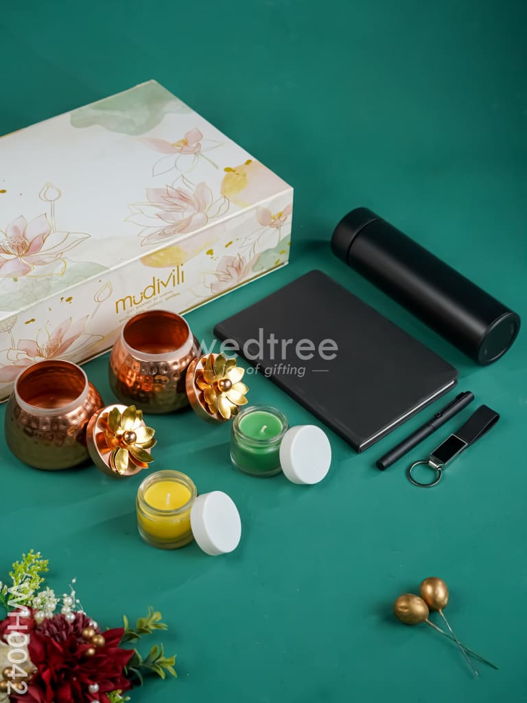 New Year Hamper 8 - Corporate Kit, Candles and Container - WH0042