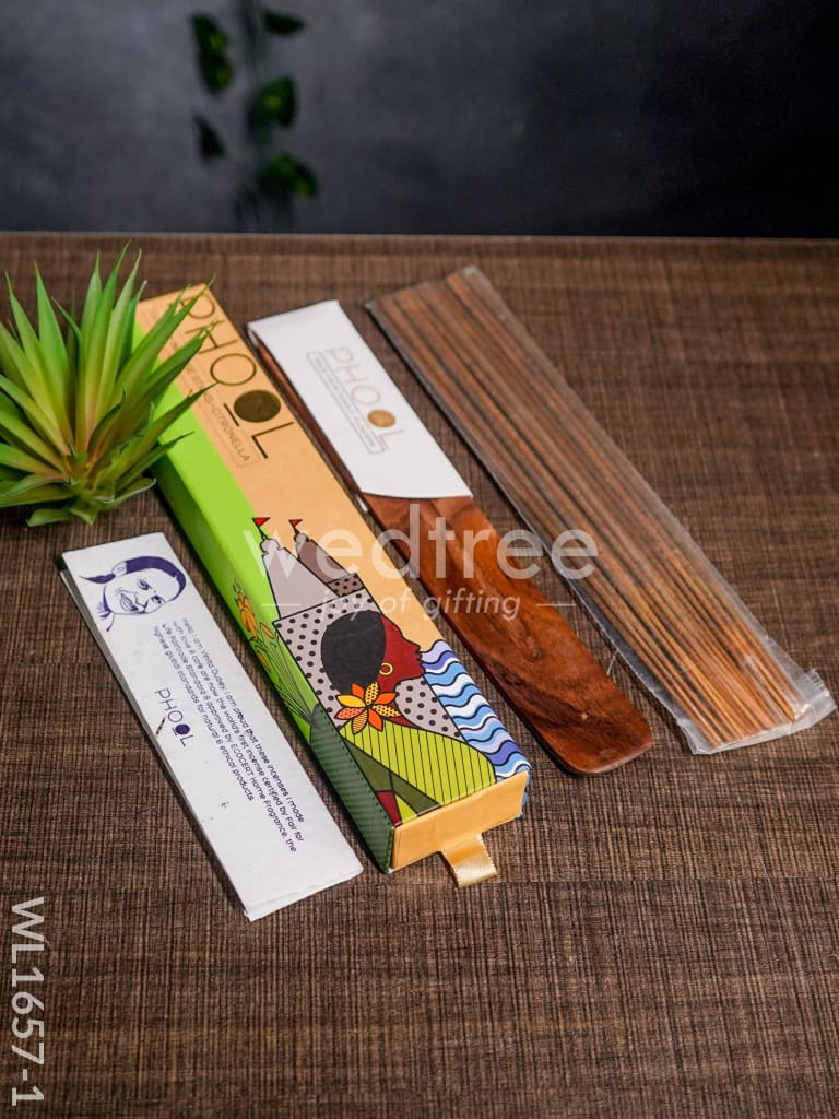 Organic Incense Sticks with Holder - WL1657