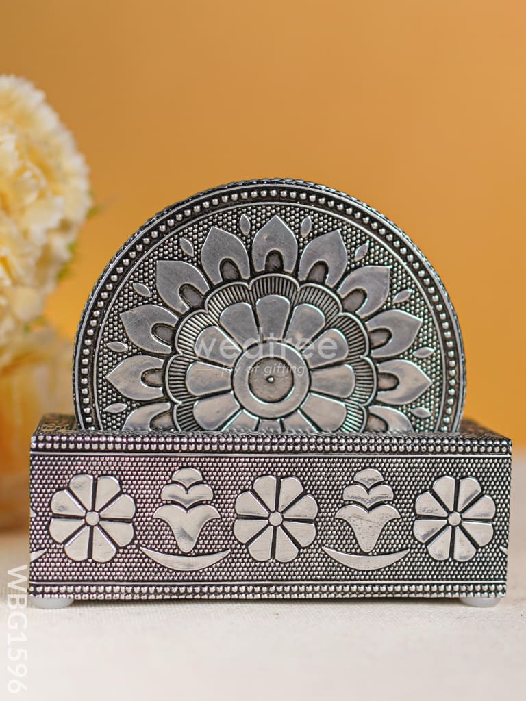 Oxidized Tea Coaster - Set of 4 - WBG1596