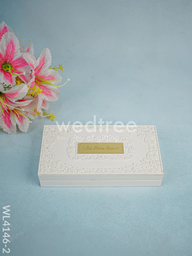 Paduka Prayer Box (Large) - Ram Dharbar- WL4146-2