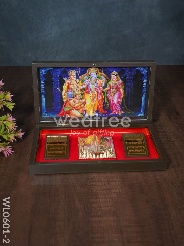 Paduka Prayer Box Shri Ram Darbar (Large) - WL0601-2