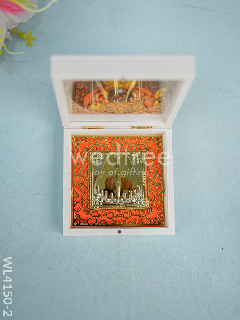 Paduka Prayer Box (Small) - Ayodhya Ram Mandir - WL4150-2