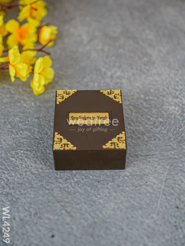 Paduka Prayer Box (Small) - Tirupathi Balaji - WL4249