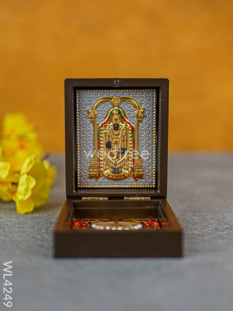 Paduka Prayer Box (Small) - Tirupathi Balaji - WL4249