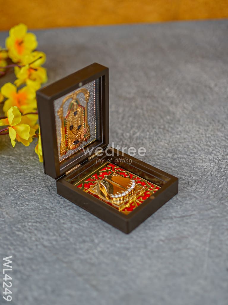 Paduka Prayer Box (Small) - Tirupathi Balaji - WL4249