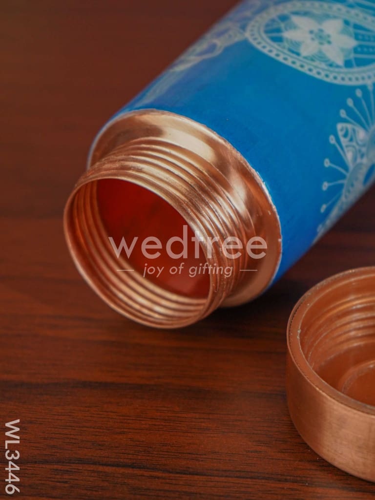 Paisley printed Copper Bottle - WL3446