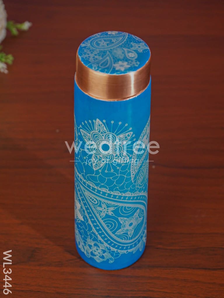 Paisley printed Copper Bottle - WL3446
