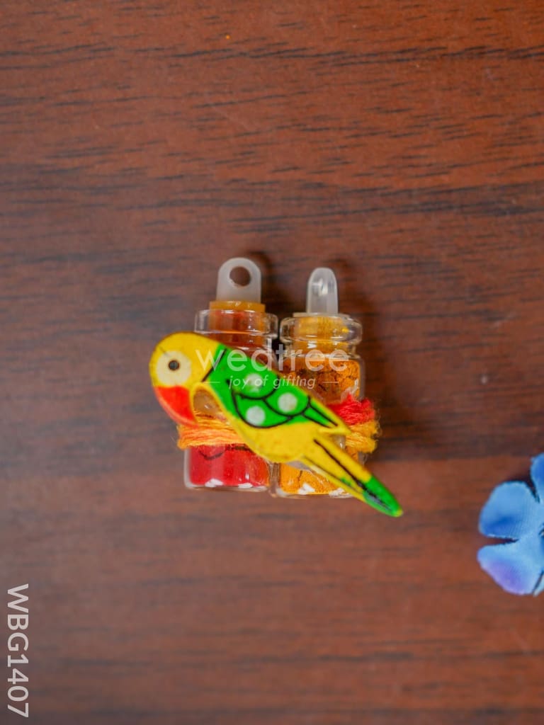 Parrot Haldi Kumkum Set - WBG1407