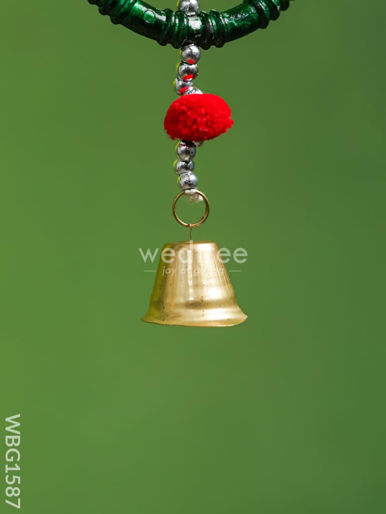 Parrot Thoran with Bells - Set of 2 - WBG1587