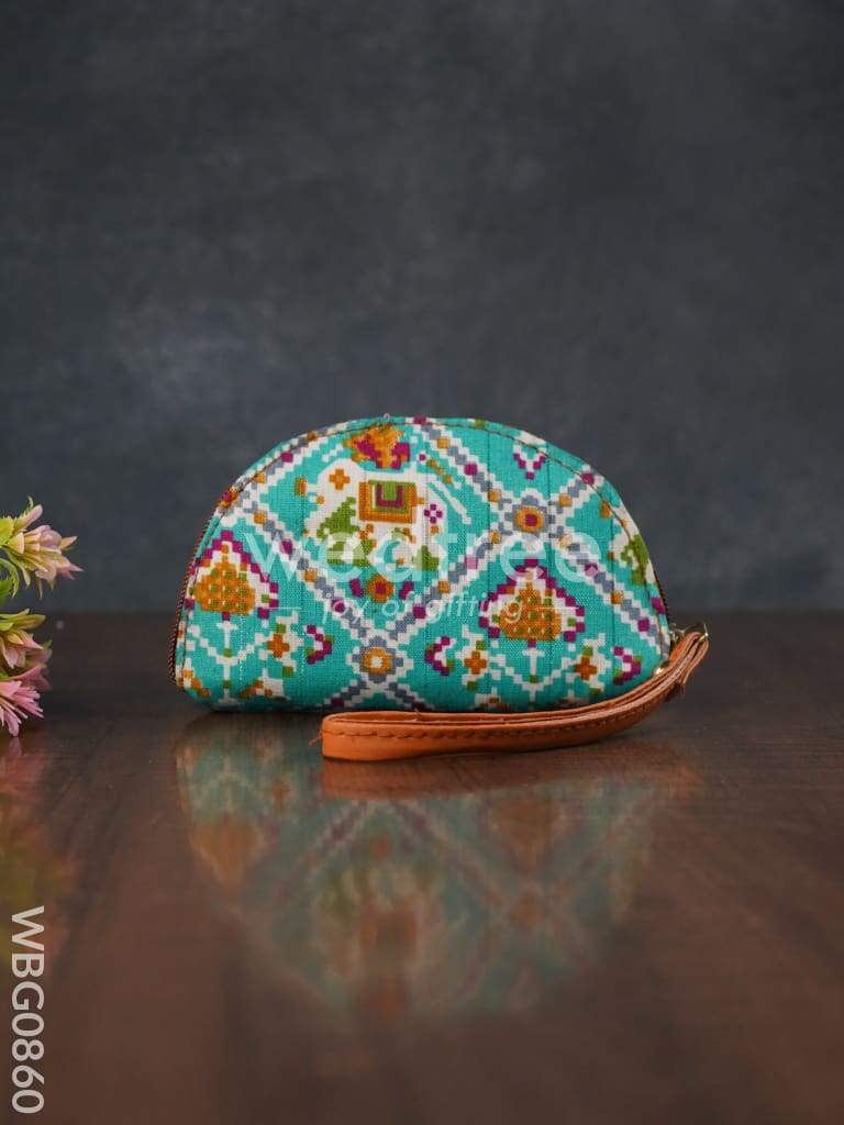 Patola Printed Fabric Clutch - WBG0860