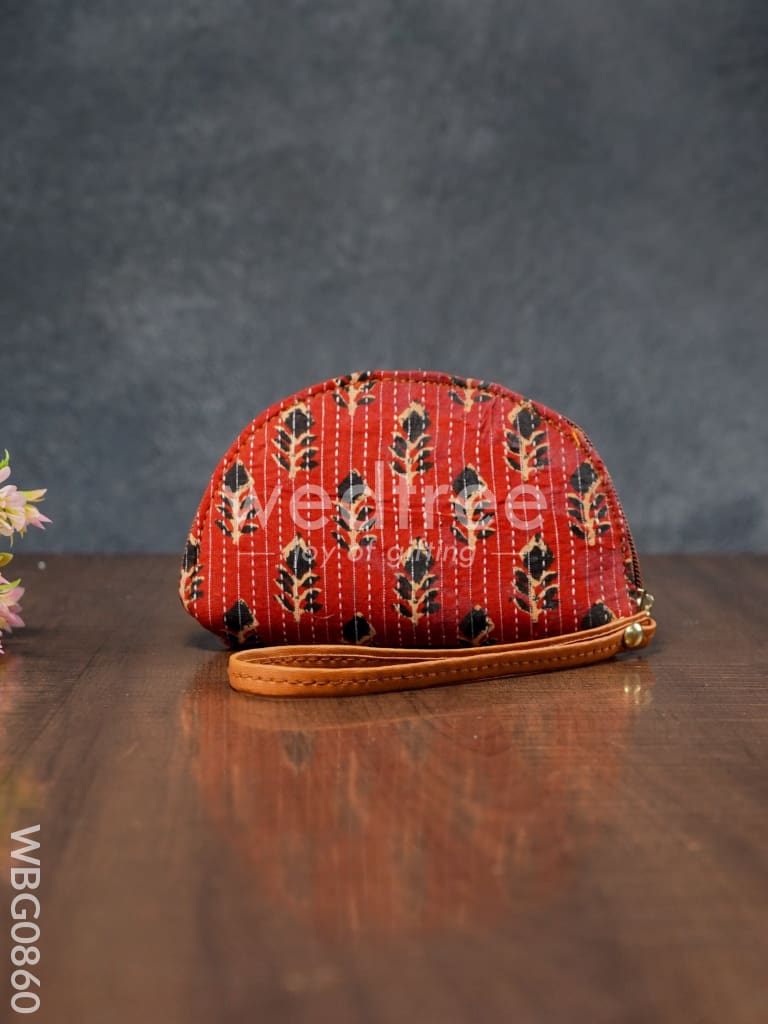 Patola Printed Fabric Clutch - WBG0860