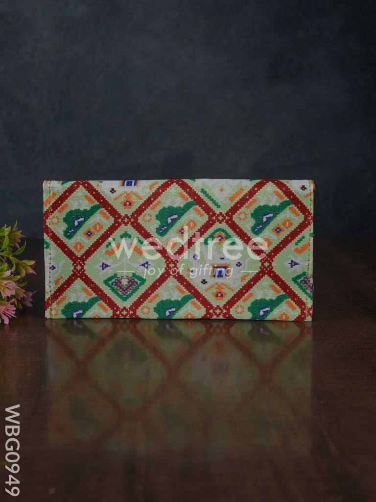 Patola Printed Fabric Purse - WBG0949