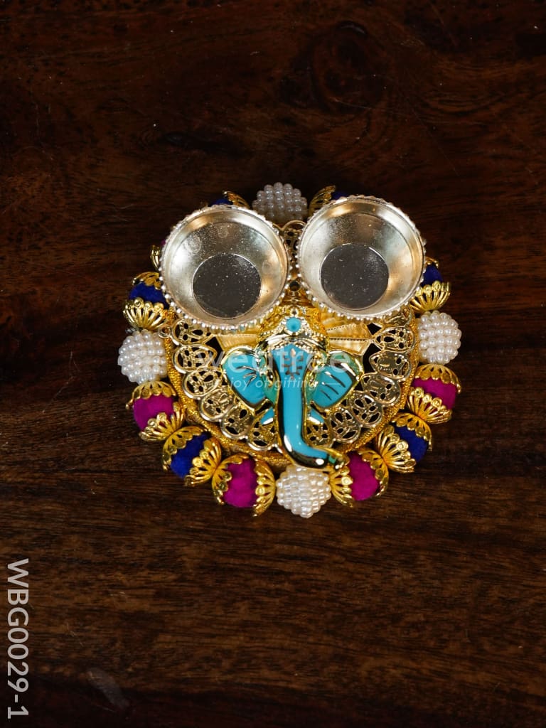 Pearl Ganesh Kumkum Holder - WBG0029