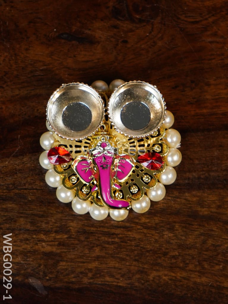 Pearl Ganesh Kumkum Holder - WBG0029