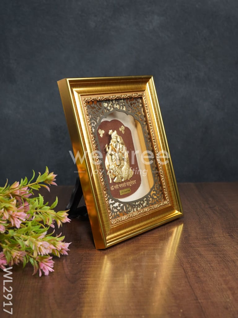 Photo Frame Gold Plated - Radha Krishna - WL2917