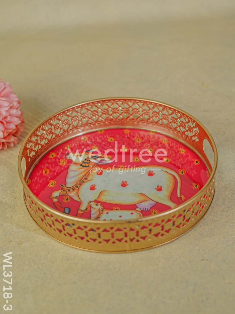 Pichwai Printed Tray - 10 inch - WL3718