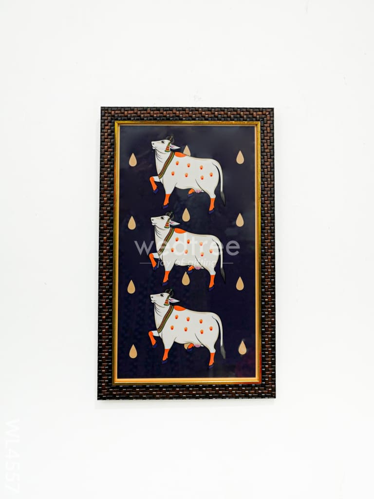 Pichwai Printed Wall Hanging Frames - 17x10 inch - Set of 2 - WL4557